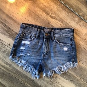 Just USA Distressed Jean Shorts